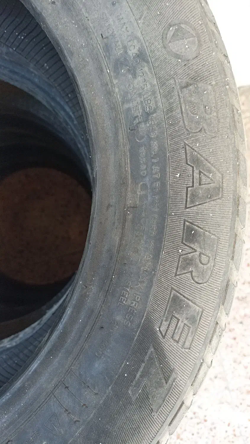 لاستیک بارز 185 مخصوص خانواده پژو|قطعات یدکی و لوازم جانبی|مینودشت, |دیوار