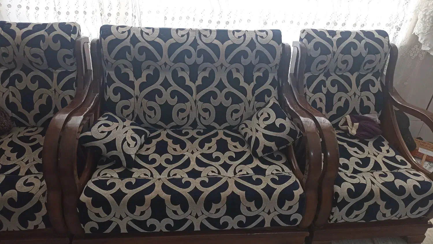 فروش مبلمان 8نفره سالم بدون شکستگی|مبلمان خانگی و میز عسلی|اصفهان, کنگاز|دیوار