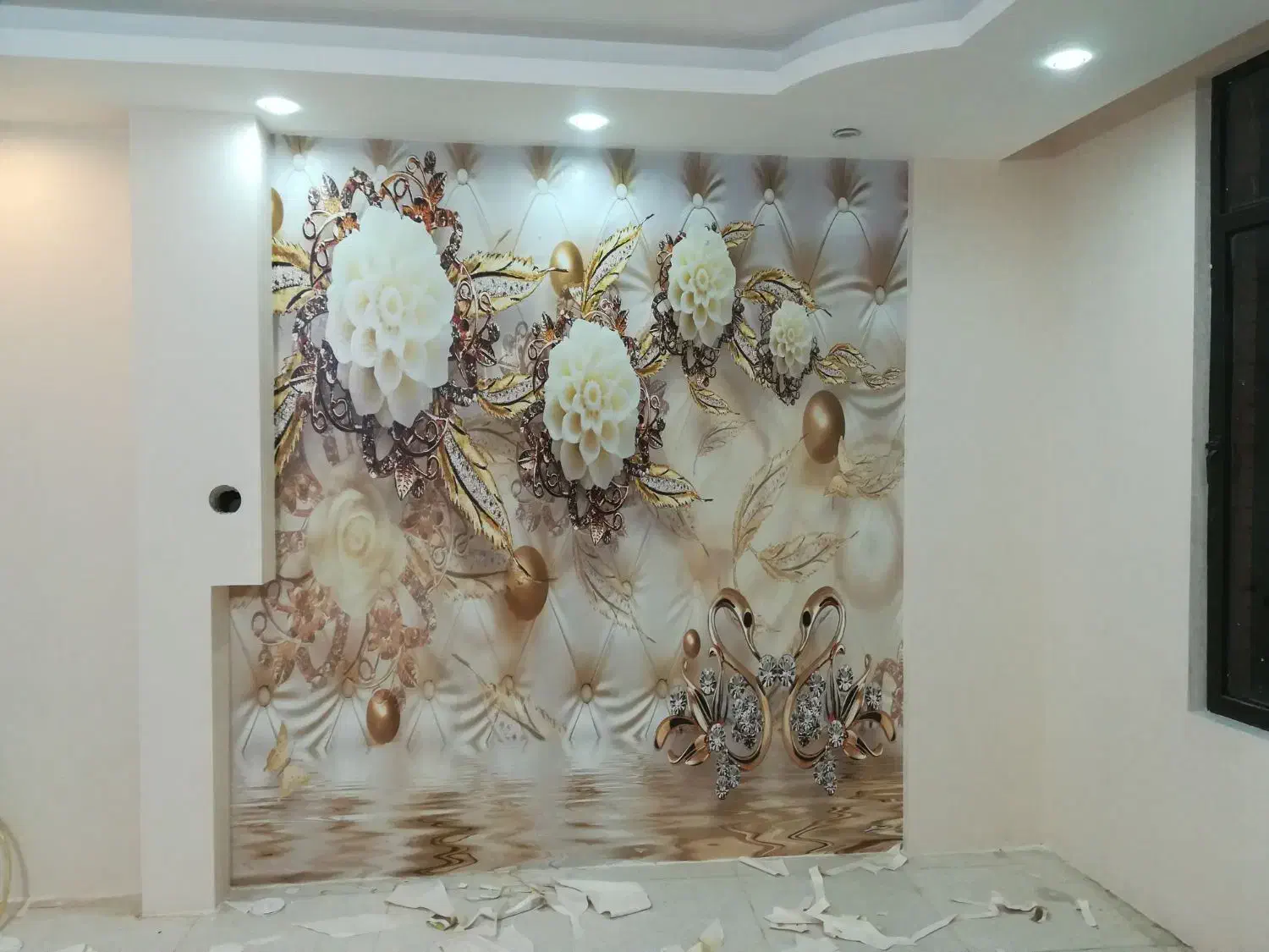 نصب کاغذ دیواری|خدمات پیشه و مهارت|مشهد, حسابی جنوبی (شهرک غرب)|دیوار