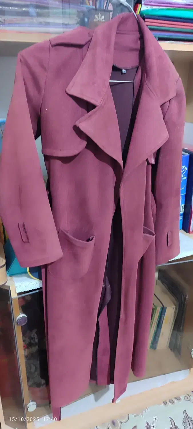 پالتو فوتر زرشکی البالویی|لباس|مرودشت, شهرک مهدیه|دیوار