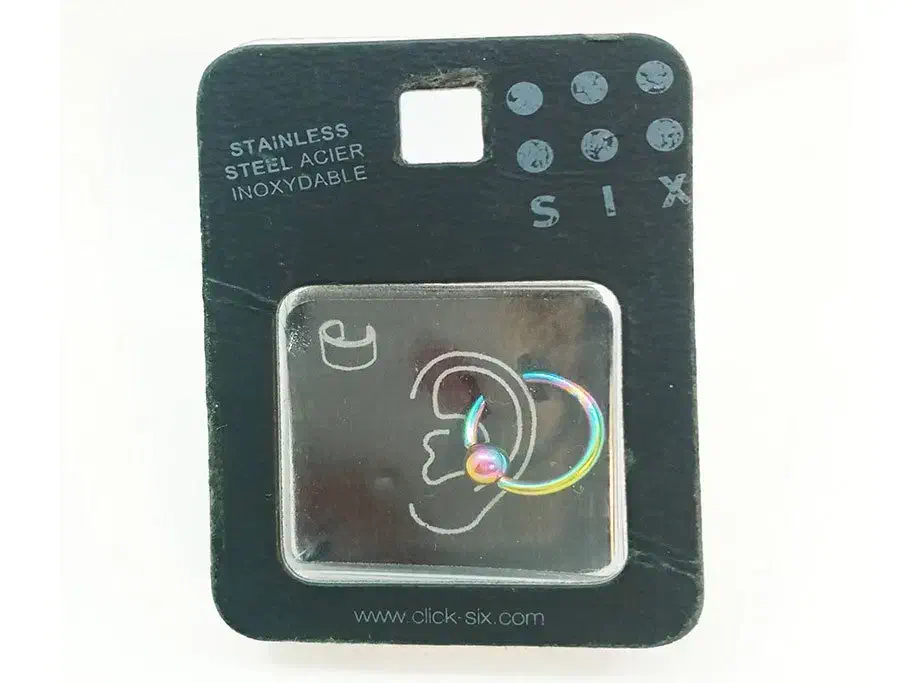 پرسینگ گوش مردانه استیل هفت رنگ|بدلیجات|گرگان, |دیوار