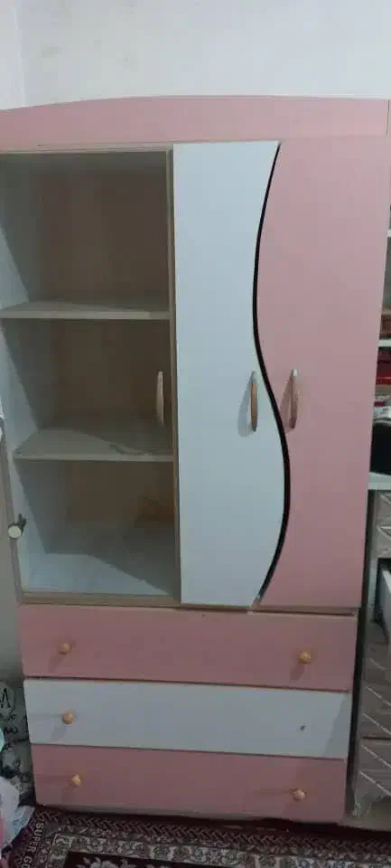 کمدآینه دار و بوفه با یه تخت|بوفه، ویترین، کنسول|کردکوی, |دیوار