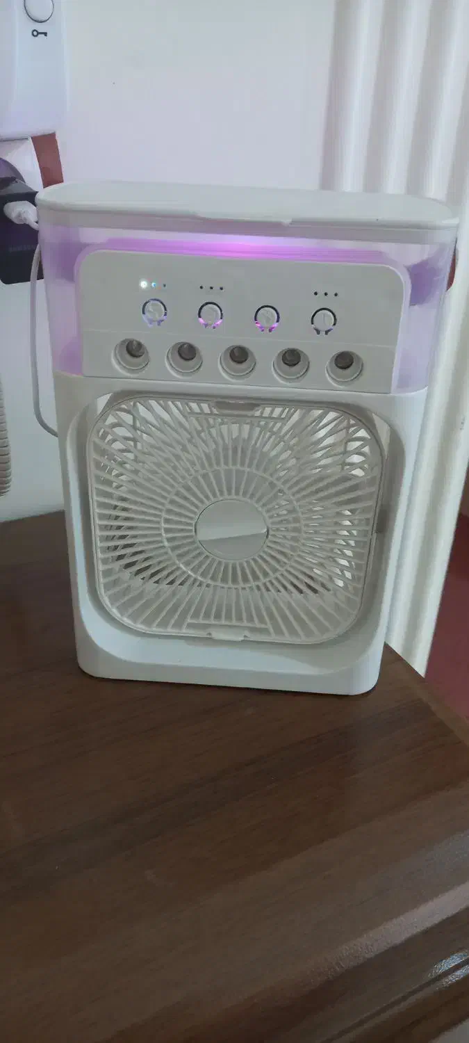 پنکه رومیزی مه پاش. رقص نور|پنکه و تصفیهکنندهٔ هوا|الوند, |دیوار