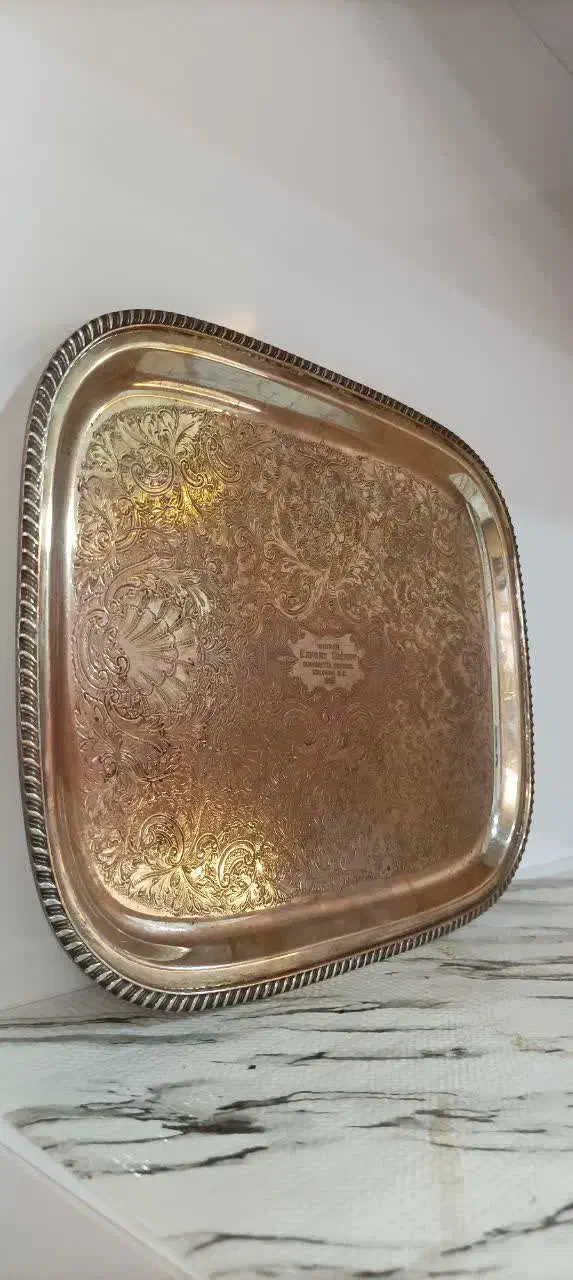 سینی اروپایی قدیمی|کلکسیون اشیاء عتیقه|زنجان, |دیوار