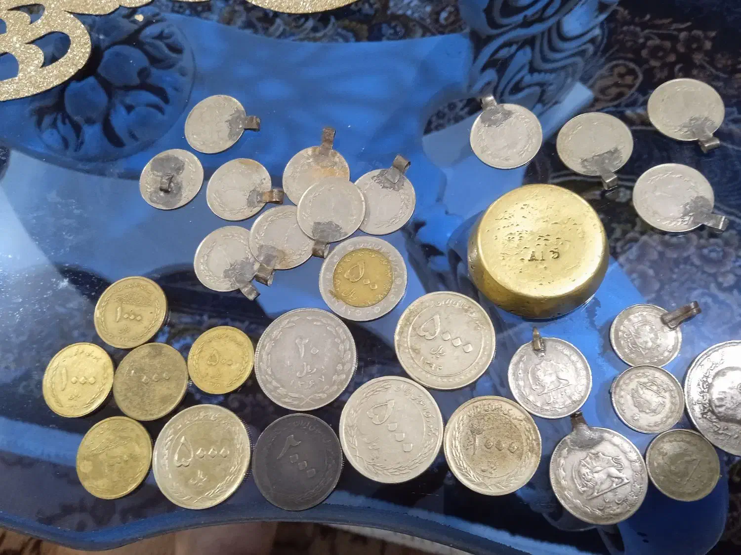 سکه های جمهوری وشاهنشاهی ووزنیه قدیمی|کلکسیون سکه، تمبر، اسکناس|گرمی, |دیوار