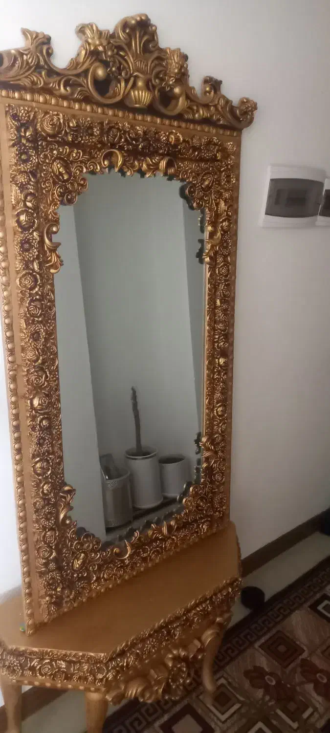 میز tv و آینه کنسول|میز تلویزیون|یزد, |دیوار