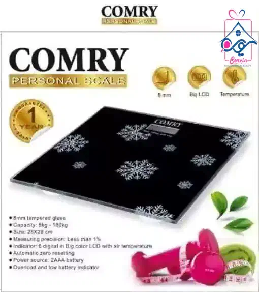 ترازو وزن کشی کامری COMRY طرح دار|آرایشی، بهداشتی، درمانی|بجنورد, |دیوار