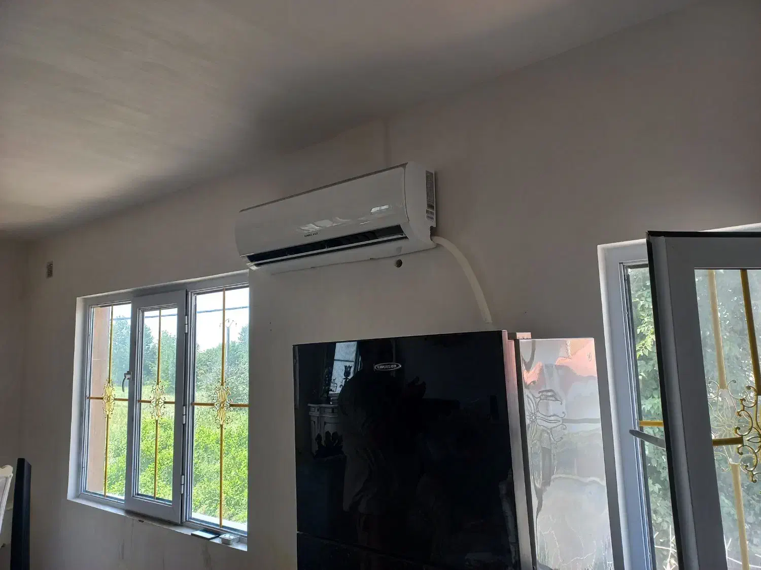 نصب کولر اسپیلت تعمیرات پکیج ‌بخاری|خدمات پیشه و مهارت|رشت, دباغیان|دیوار