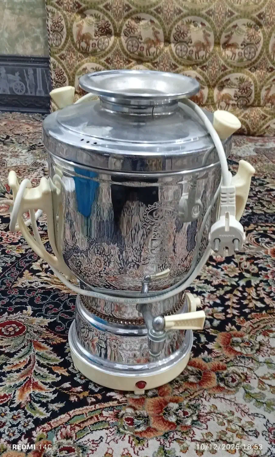 فروش سماور در حد نو|سماور، چای‌ساز، قهوه‌ساز|چرام, |دیوار