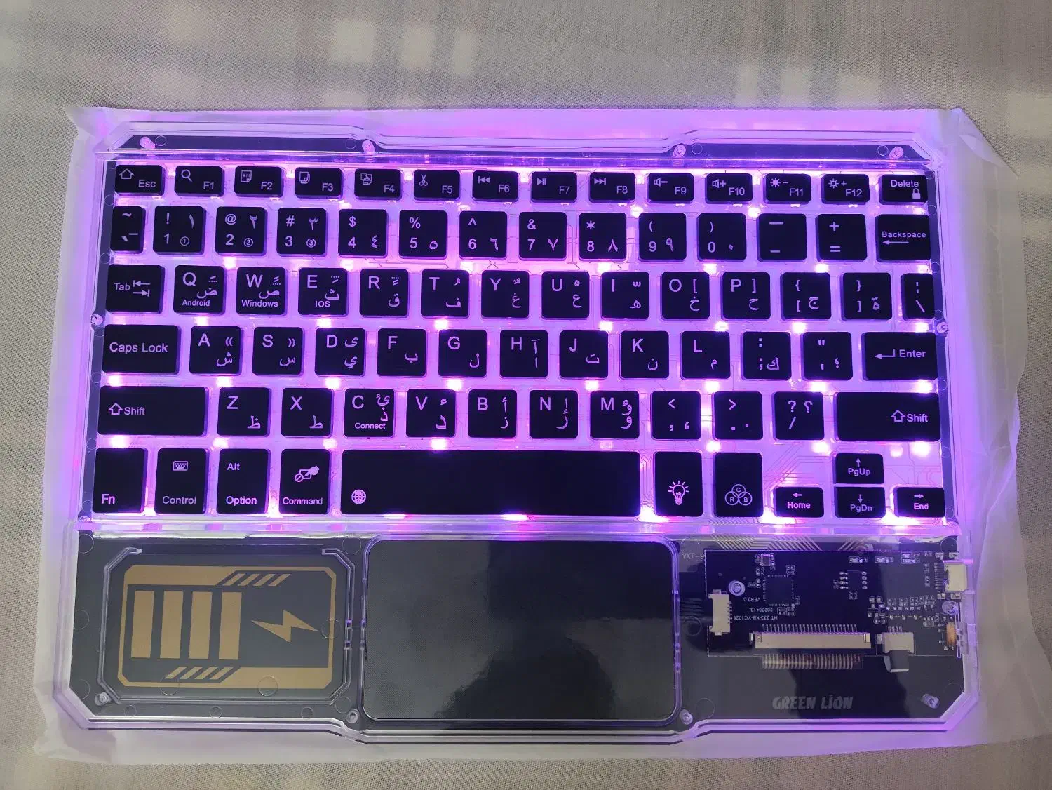 کیبورد rgb تبلت گوشی موبایل آیپد pc اندروید بیسیم|لوازم جانبی موبایل و تبلت|تهران, مینیسیتی (شهرک نفت)|دیوار