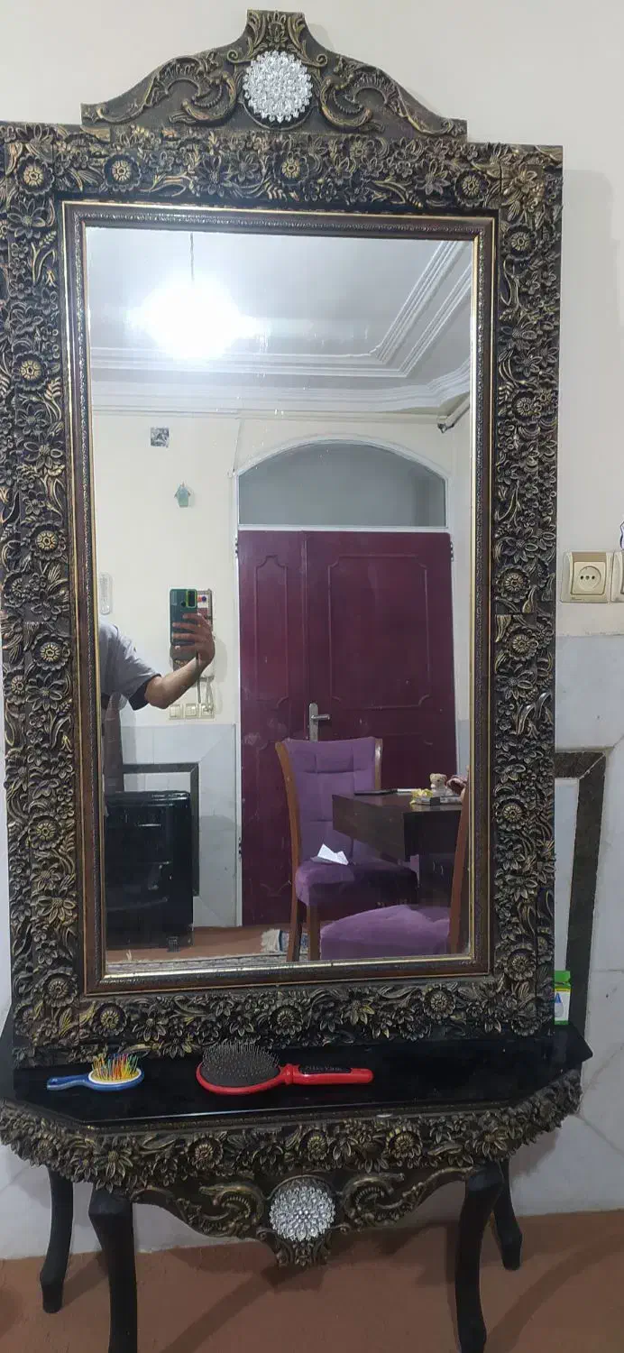 آیینه و شمعدان|بوفه، ویترین، کنسول|زاهدان, |دیوار