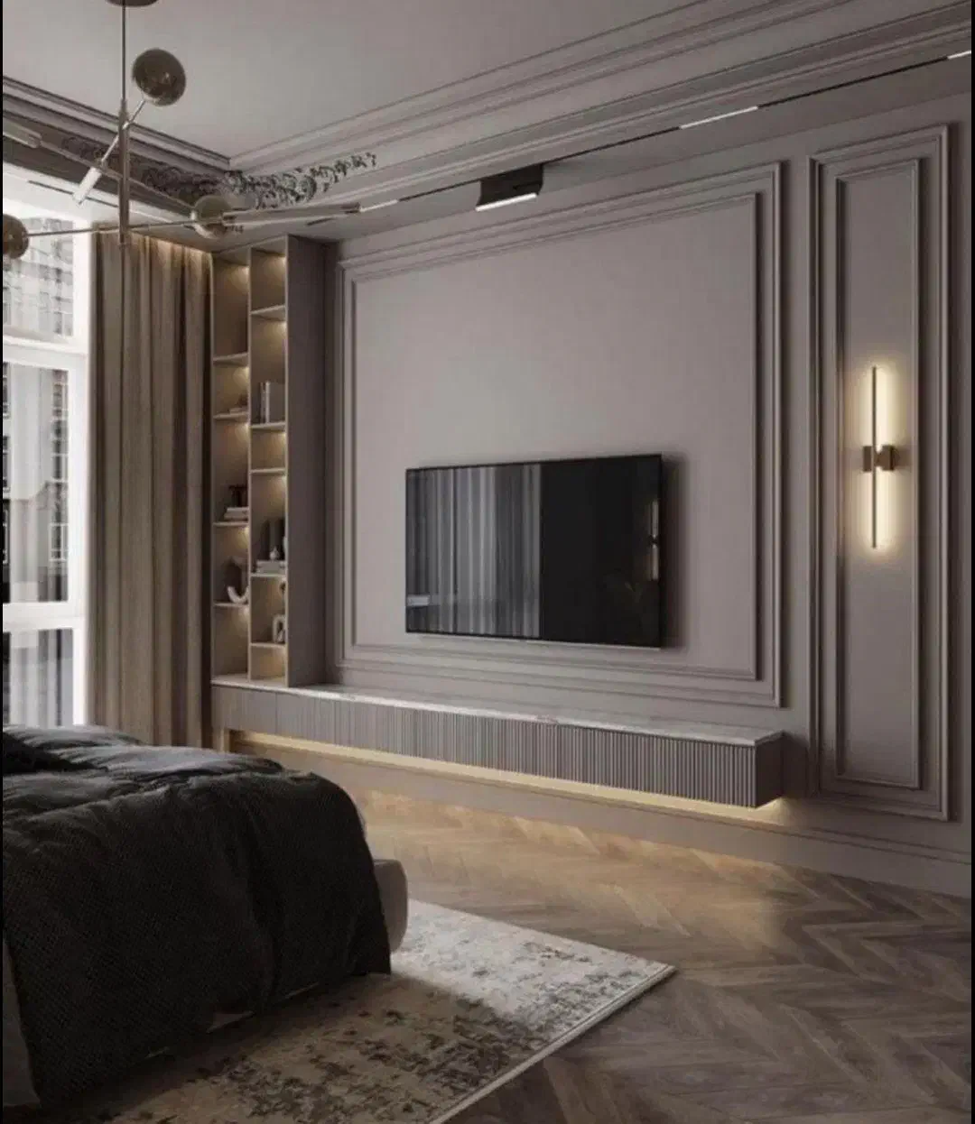 قاب بندی و تی وی وال با طرح قاب نقاشی ساختمان|خدمات پیشه و مهارت|اسلامشهر, شهرک محمدیه|دیوار