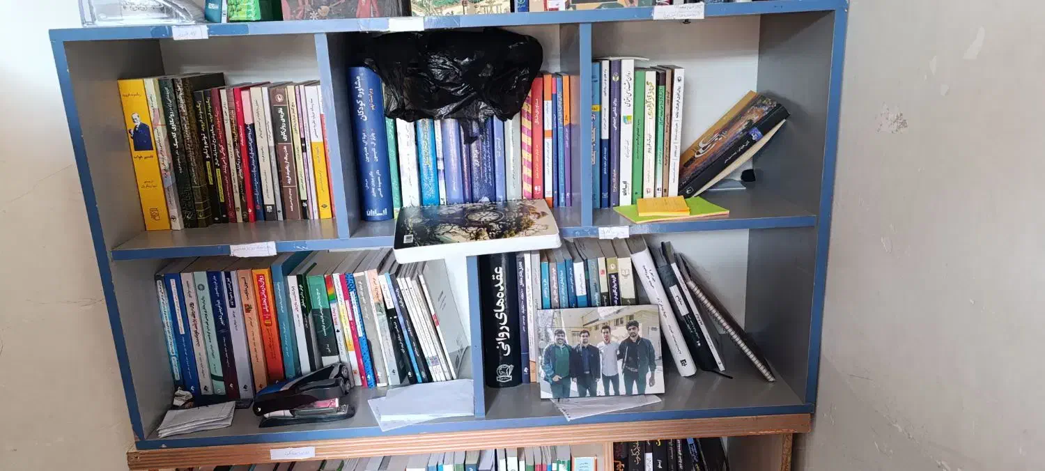 فروش دو قفسه کتابخانه|کتابخانه، شلف، قفسه‌های دیواری|کرمانشاه, |دیوار