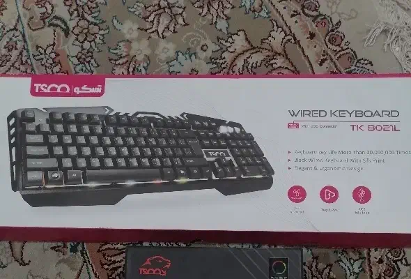 کیبورد گیمینگ تسکو|قطعات و لوازم جانبی رایانه|قم, شهر قائم|دیوار