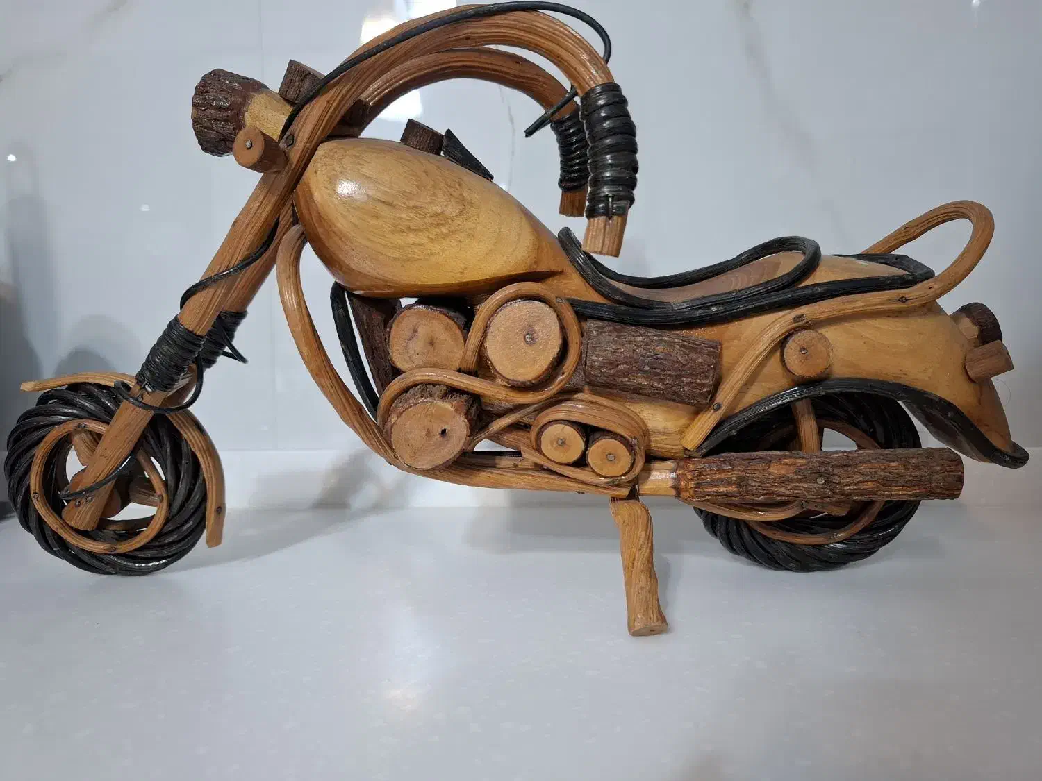 ماکت موتور چوبی تایلندی|کلکسیون اشیاء عتیقه|تهران, جنتآباد مرکزی|دیوار