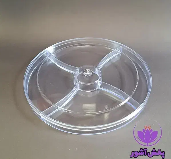ظرف کریستالی دایره‌ای بسته‌بندی خشکبار و زعفران|ظروف سرو و پذیرایی|تهران, بازار|دیوار