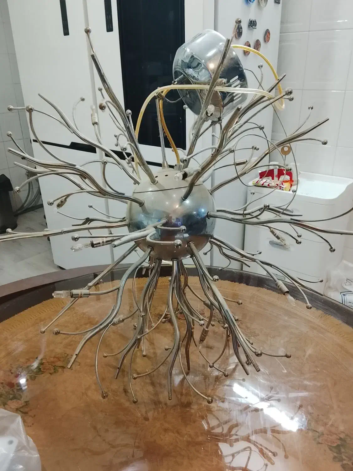 لوستر سالم و تضمینی|لوستر و چراغ آویز|شاهین‌شهر, شهرک هشت بهشت|دیوار