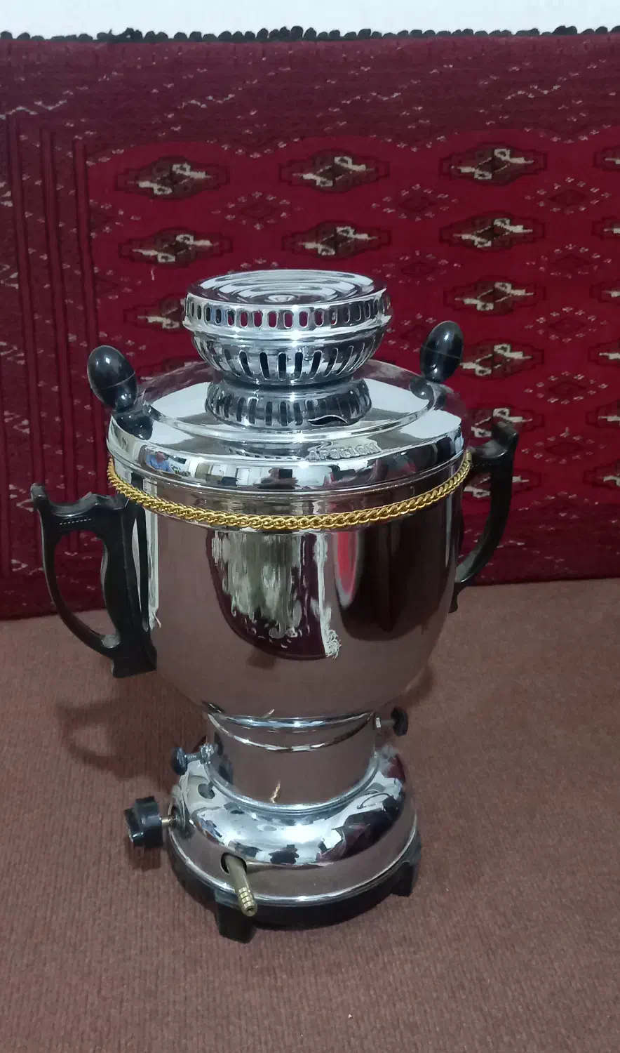 سماور گازی آپولون مدل یوسف زاده|سماور، چایساز، قهوهساز|گرگان, |دیوار