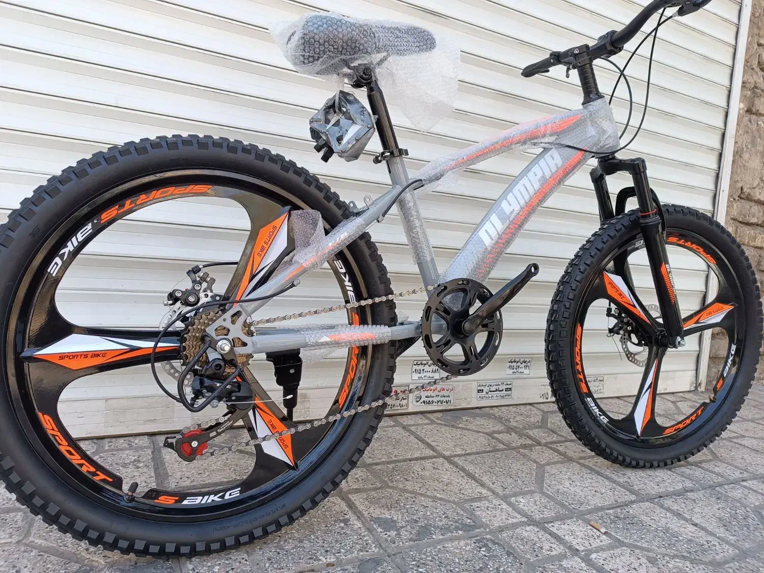 دوچرخه ۲۰ و۲۴ و۲۶. المپیا. رینگ اسپرت لاستیک پهن|دوچرخه، اسکیت، اسکوتر|مشهد, زیبا شهر|دیوار
