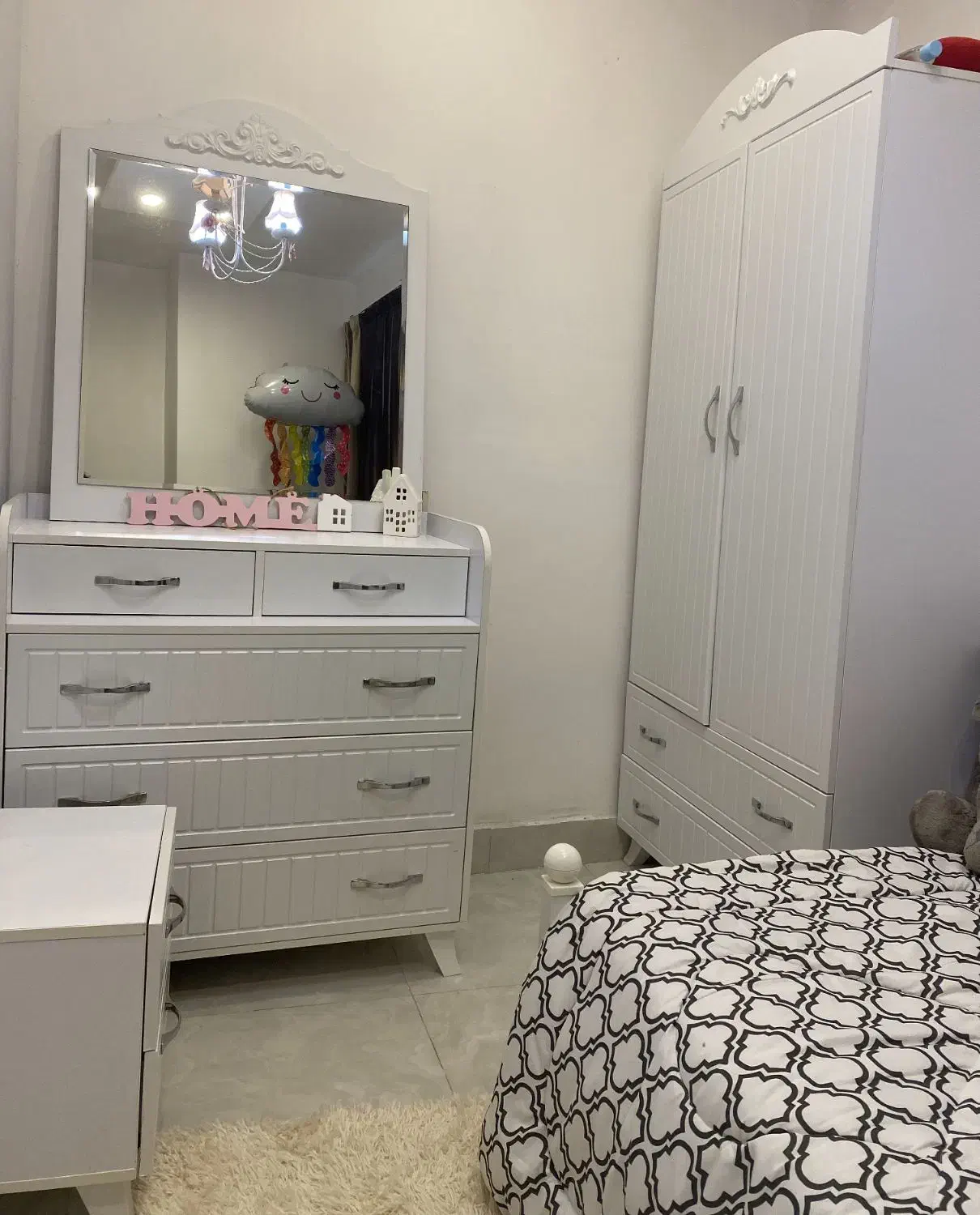 سرویس خواب کامل کودک و والدین درحد|تخت و سرویس خواب|فومن, |دیوار