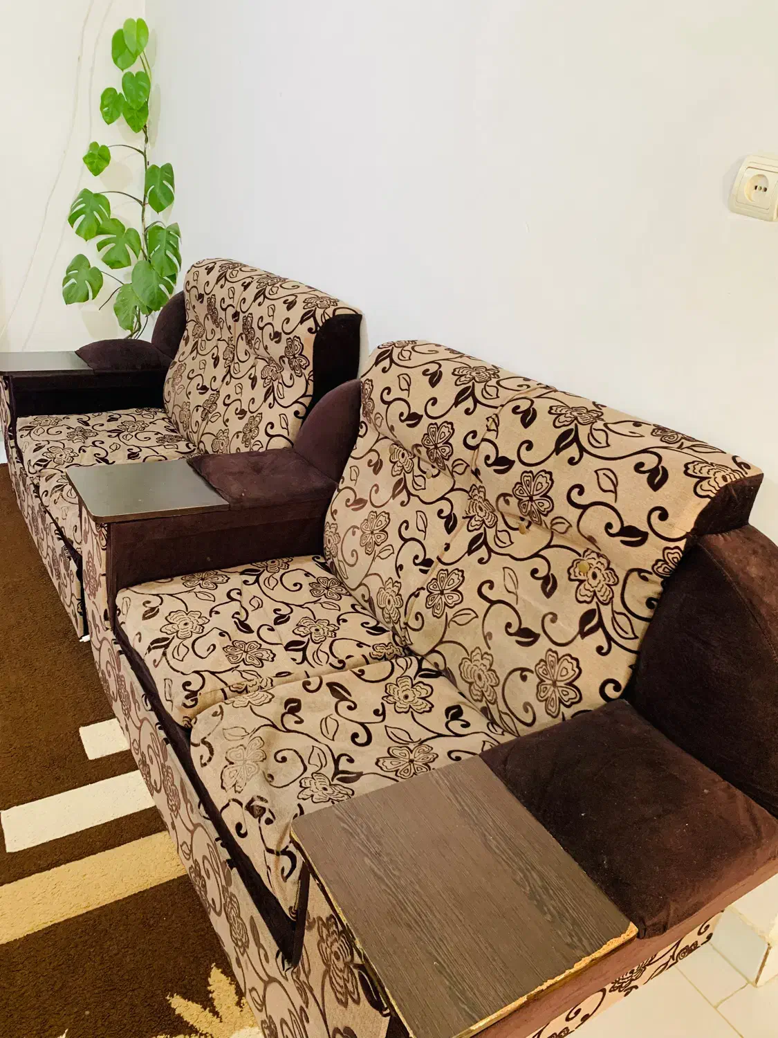 مبل کارکرده۷نفره|مبلمان خانگی و میز عسلی|لاهیجان, فیاض|دیوار