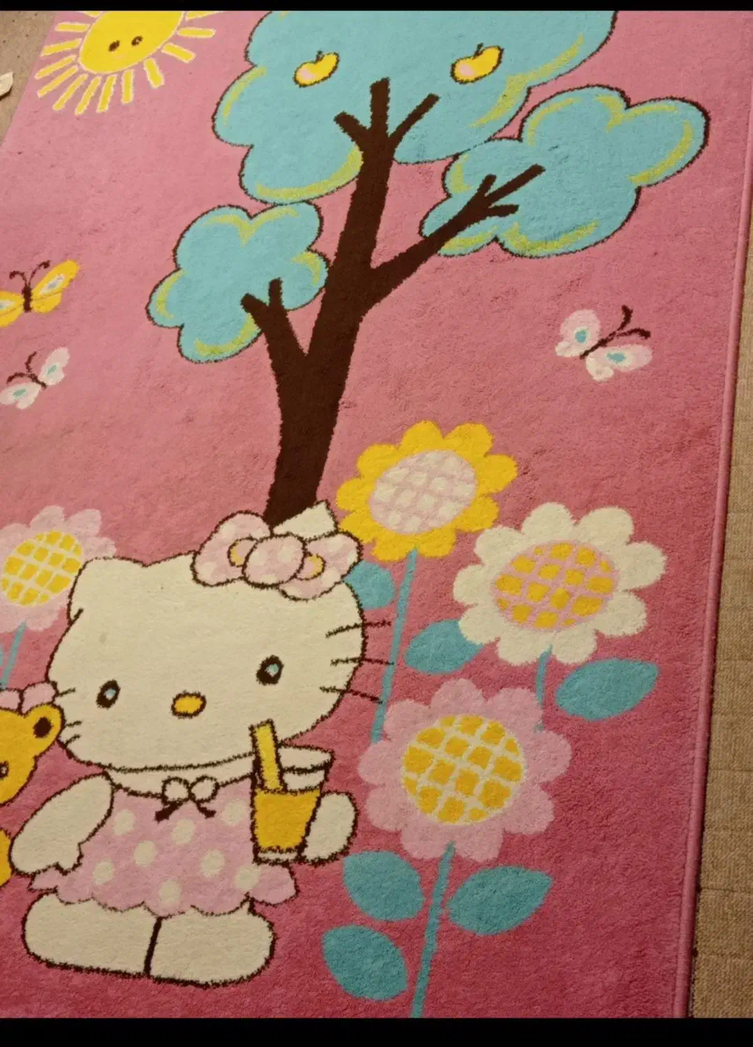 گلیم فرش چهار متری طرح دخترانه و پرده اتاق|گلیم، جاجیم، گبه|بندرعباس, |دیوار