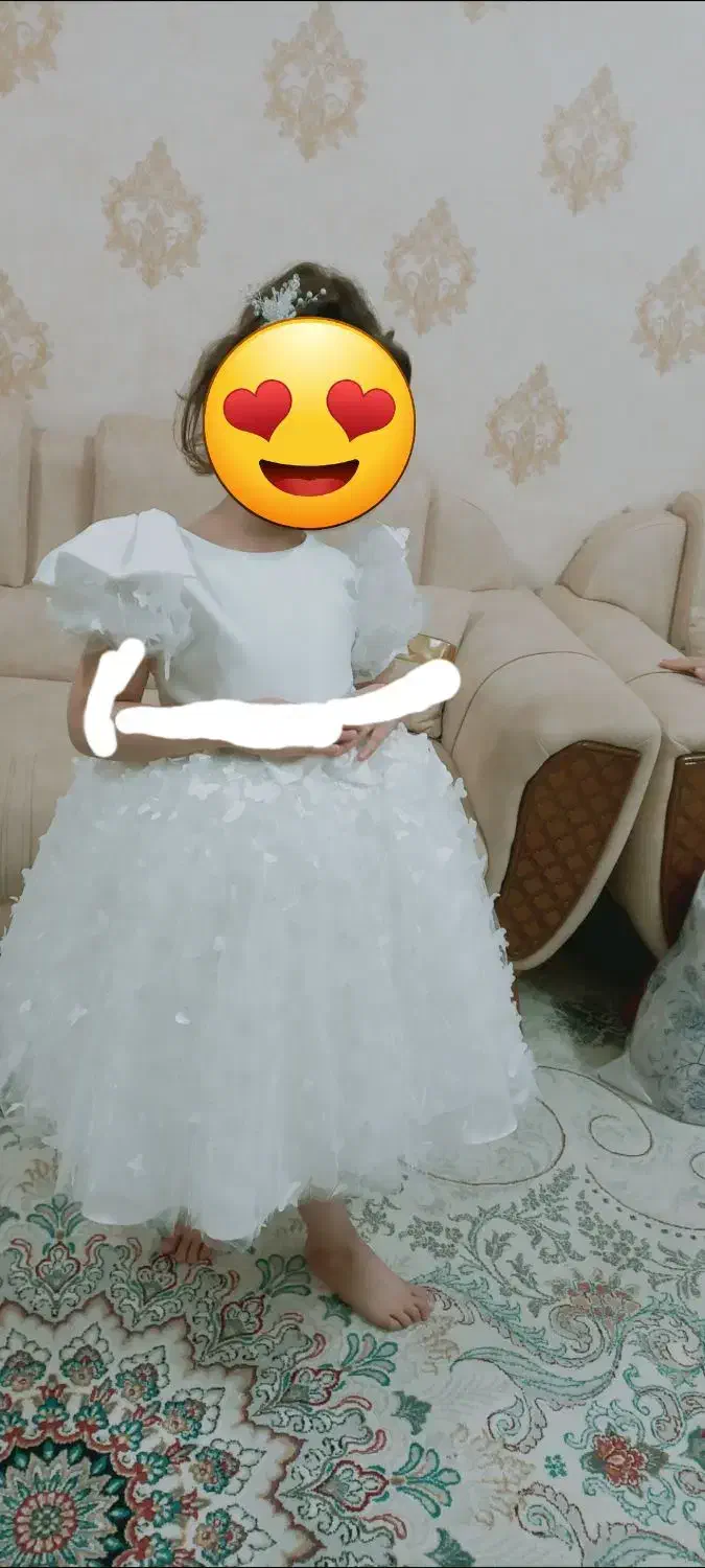 پیراهن کاملاسالم سفیدفقط یک بارپوشیده|لباس|رشت, یخسازی|دیوار