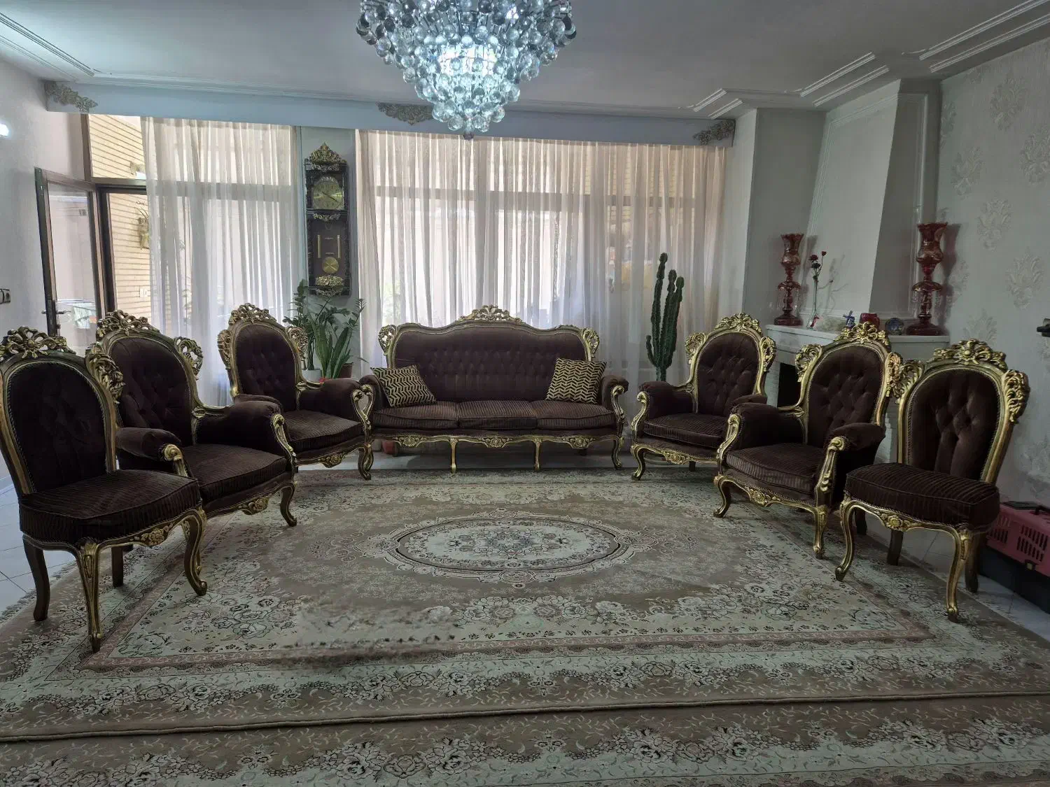 مبل سلطنتی|مبلمان خانگی و میز عسلی|اصفهان, محمودیه|دیوار