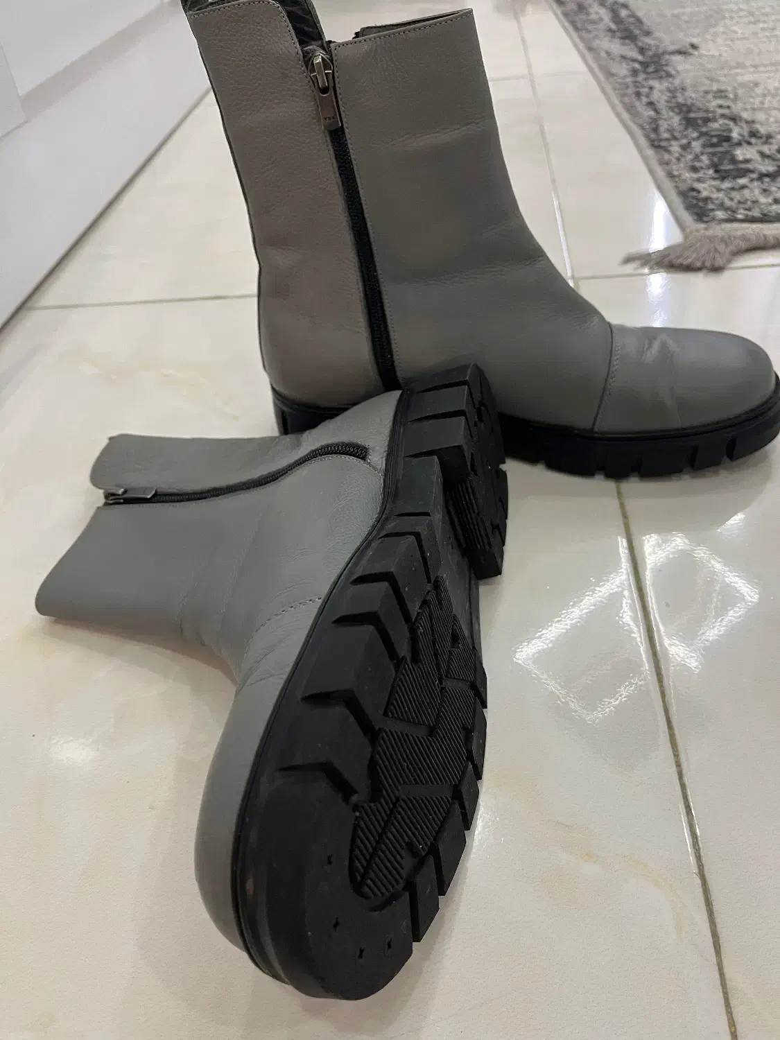 نیم بوت چرم زنانه OREZ اصل|کیف، کفش، کمربند|چهاردانگه (تهران), |دیوار