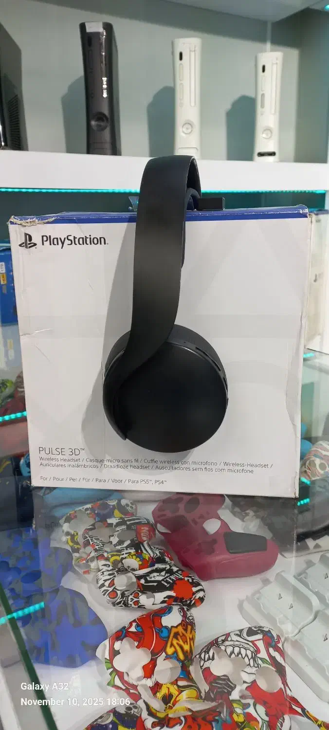 هدفون pulse 3D کارکرده اورجینال در حد اکبند|کنسول، بازی ویدئویی و آنلاین|همدان, |دیوار