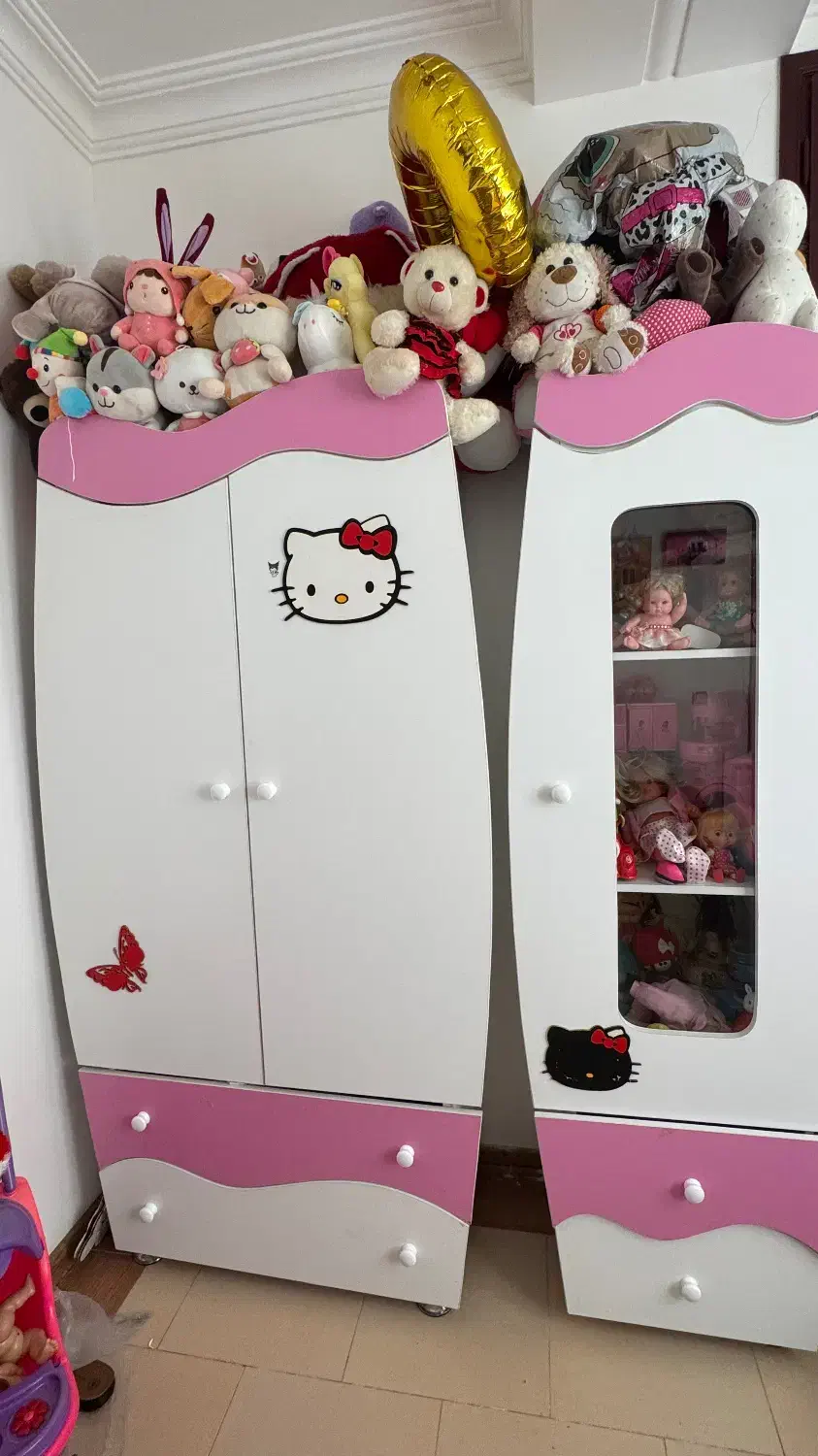 کمد و ویترین کودک|تخت و سرویس خواب|رامسر, |دیوار