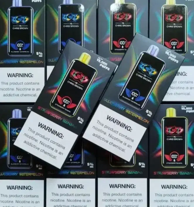 ویپ یکبار مصرف کریس براون ۱۵هزار بانمایشگر دیجیتال|زیورآلات و اکسسوری|شیراز, سلطان آباد|دیوار