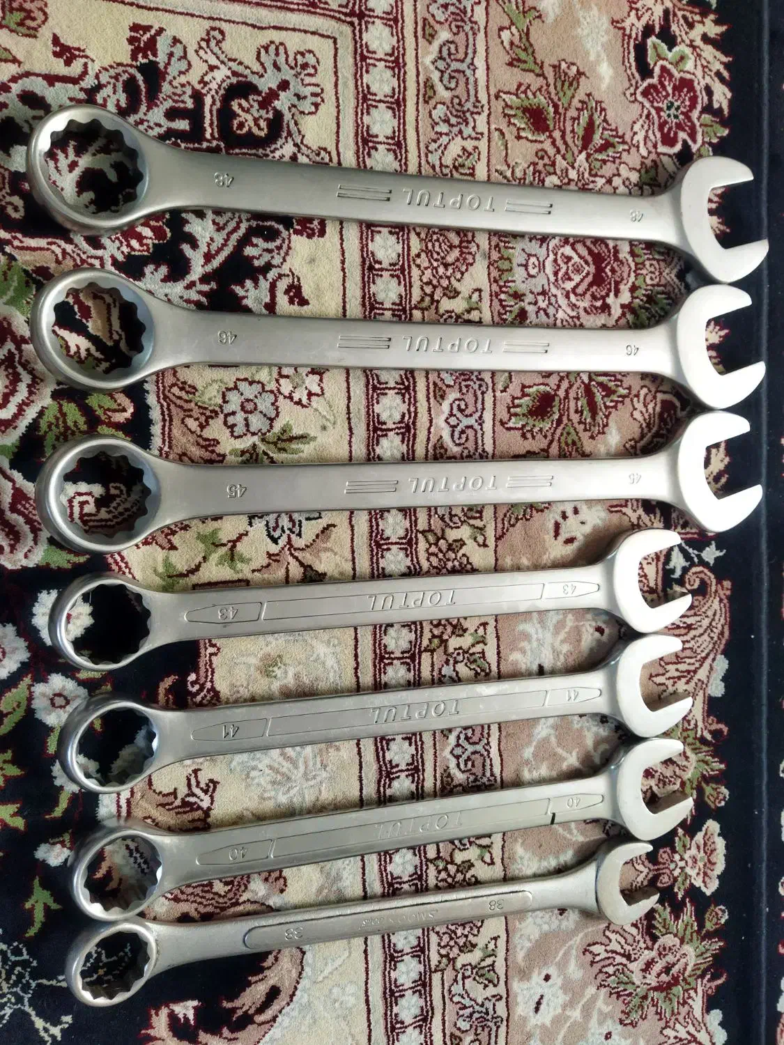 آچار تخت و رینگی سایز ۴۰ تا ۴۸ نو . آچار شلاقی|ابزارآلات|اردبیل, |دیوار