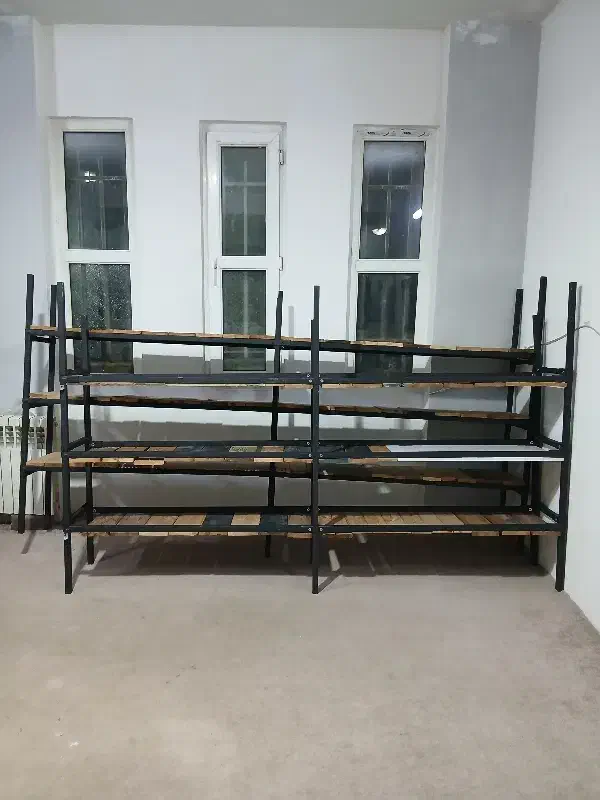 دو عدد طبقه دکور ویترین|کتابخانه، شلف، قفسههای دیواری|گلبهار, شهر جدید گلبهار|دیوار