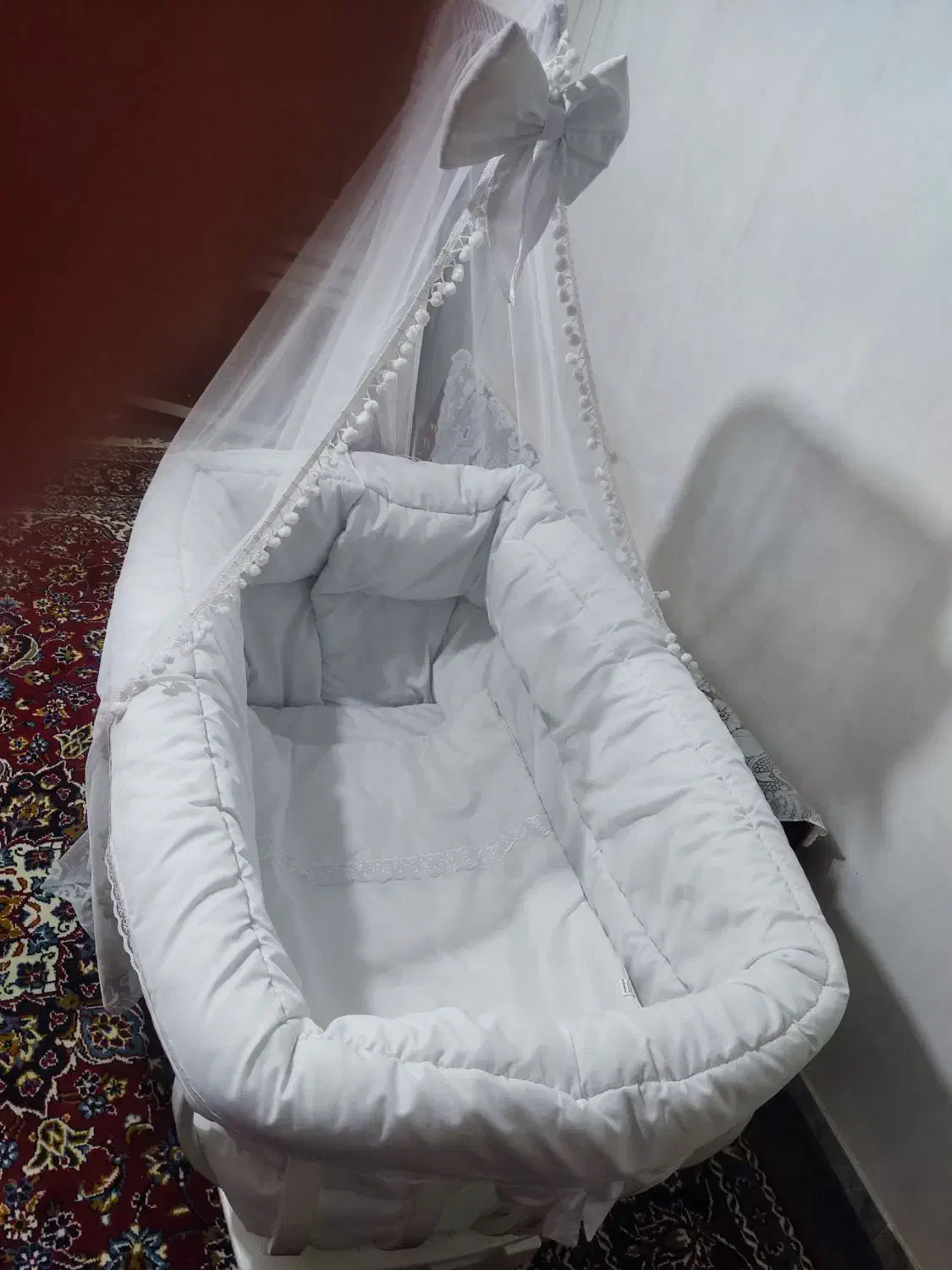 تخت کنار مادر نو همش دوبار بچم توش خوابیده|تخت و صندلی بچه|رشت, نخودچر|دیوار