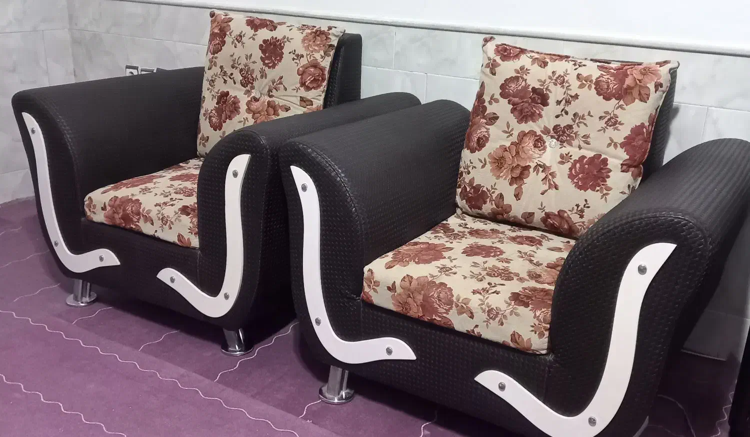 مبل هفت نفره شیک و تمیز|مبلمان خانگی و میز عسلی|نیشابور, شهرک رسولی|دیوار