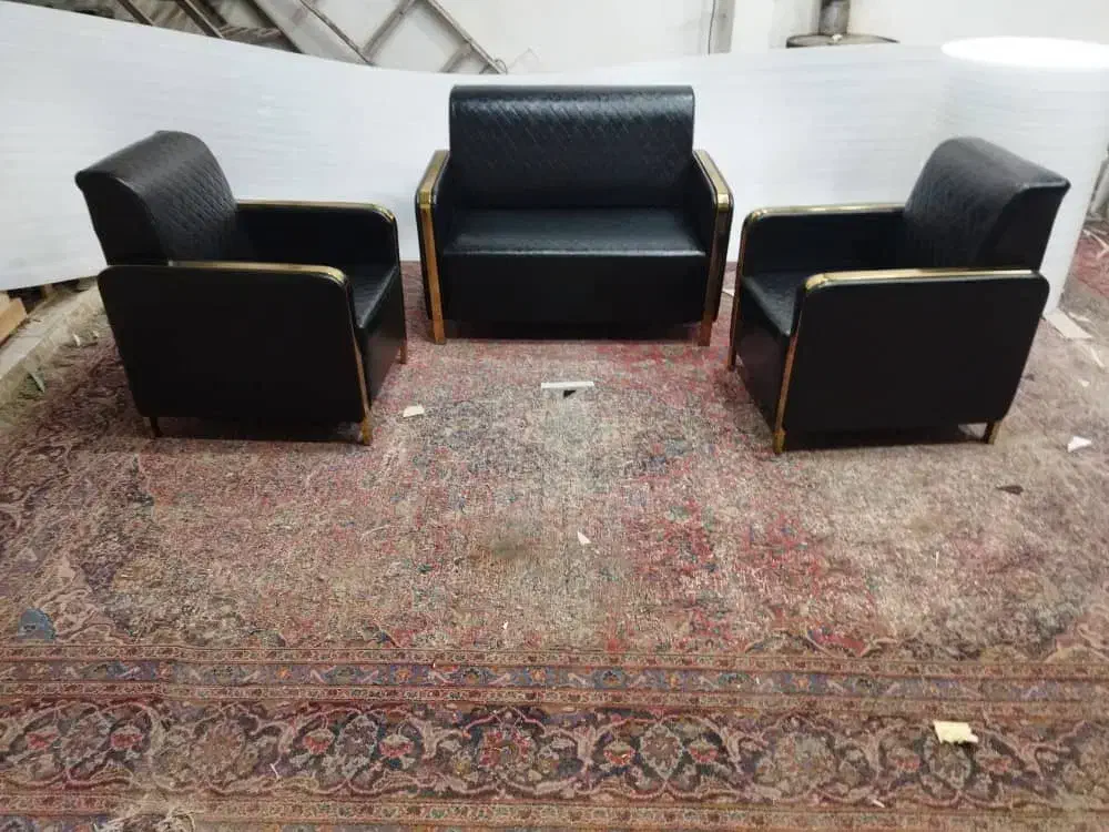 مبلمان چرم مخصوص دفاتر اداری ادارات|مبلمان اداری|دزفول, |دیوار