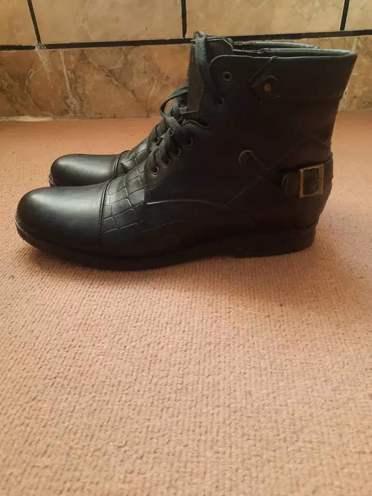 نیم بوت مردانه مشکی درجه یک|کیف، کفش، کمربند|شوشتر, |دیوار