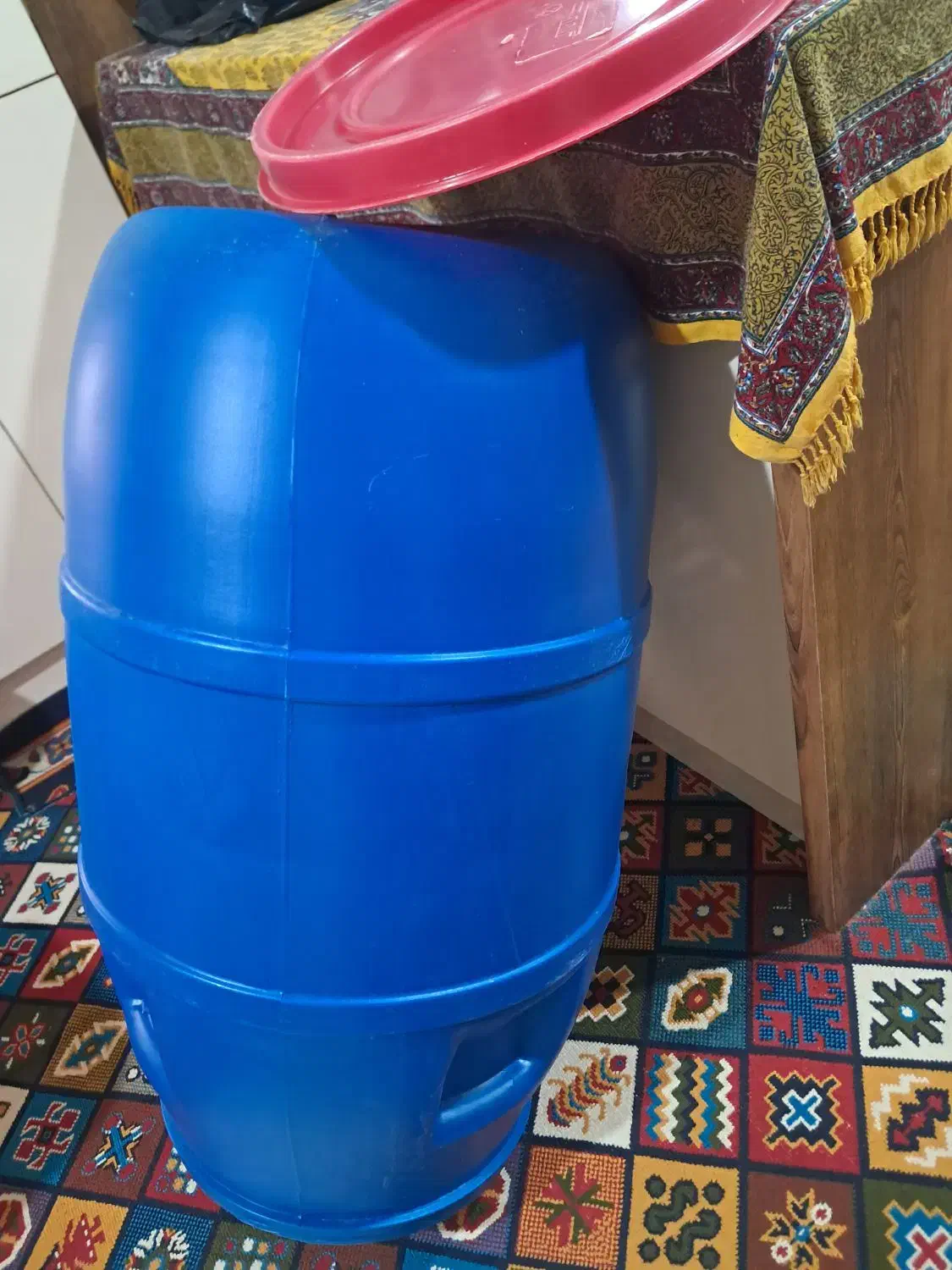 دبه برنج بزرگ|ظروف نگهدارنده، پلاستیکی، یک‌بارمصرف|بابل, |دیوار