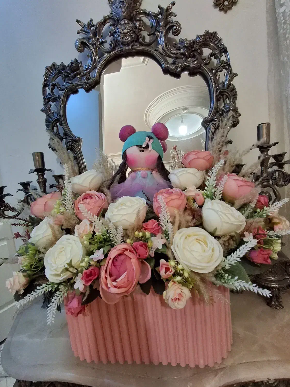 دو عدد باکس گل مصنوعی|صنایع دستی و سایر لوازم تزئینی|ری, دیلمان|دیوار