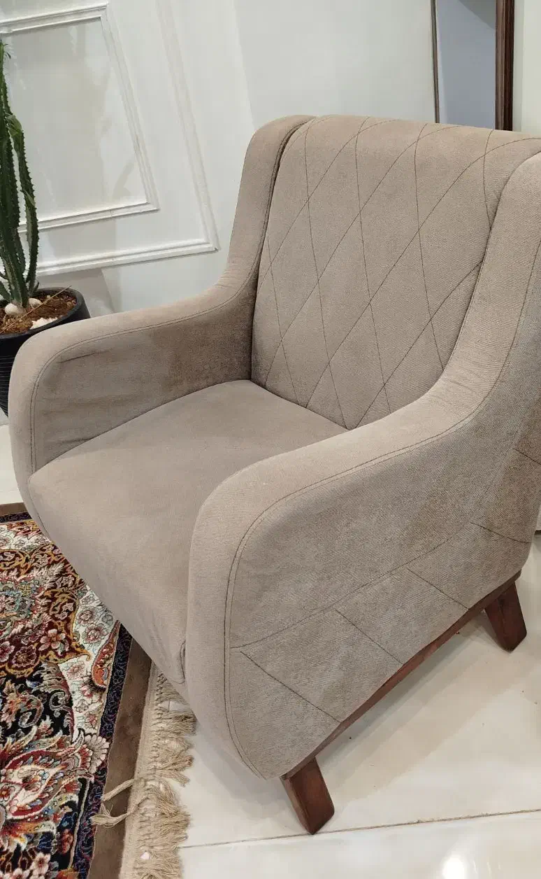 مبل راحتی رنگ توسی|مبلمان خانگی و میز عسلی|تربت جام, اسماعیل آباد|دیوار