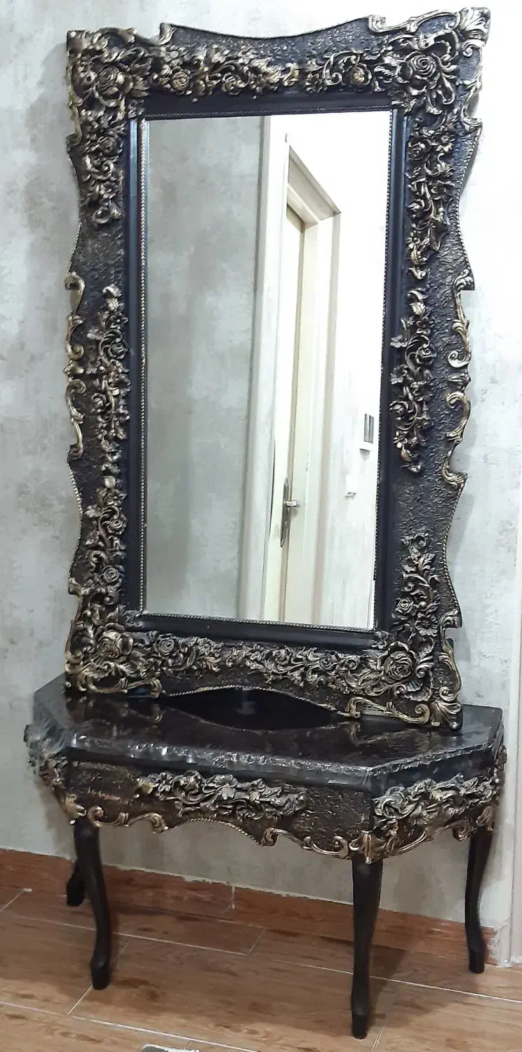 آینه وکنسول|بوفه، ویترین، کنسول|کرمانشاه, |دیوار