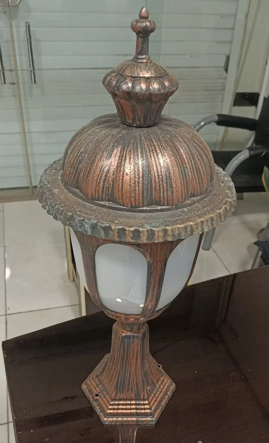 چراغ سر دری  سلطنتی مسی|ریسه و چراغ تزئینی|ساری, |دیوار