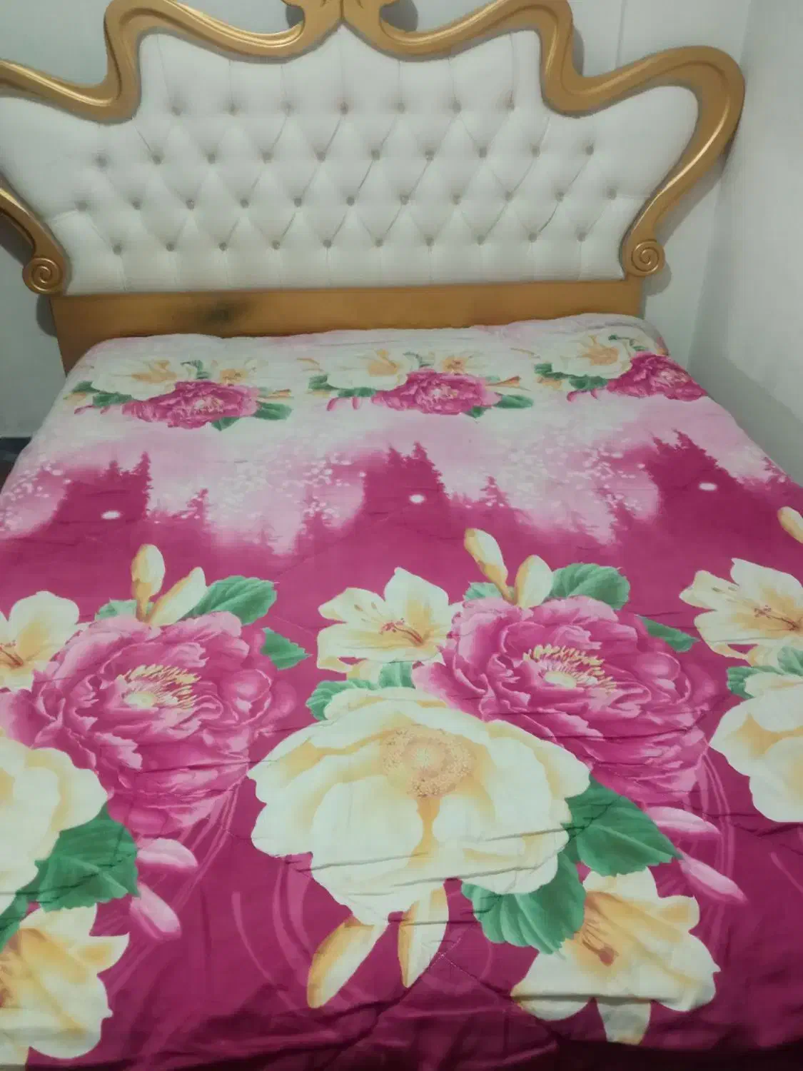 تخت دو نفره چوبی|تخت و سرویس خواب|مشکیندشت, |دیوار