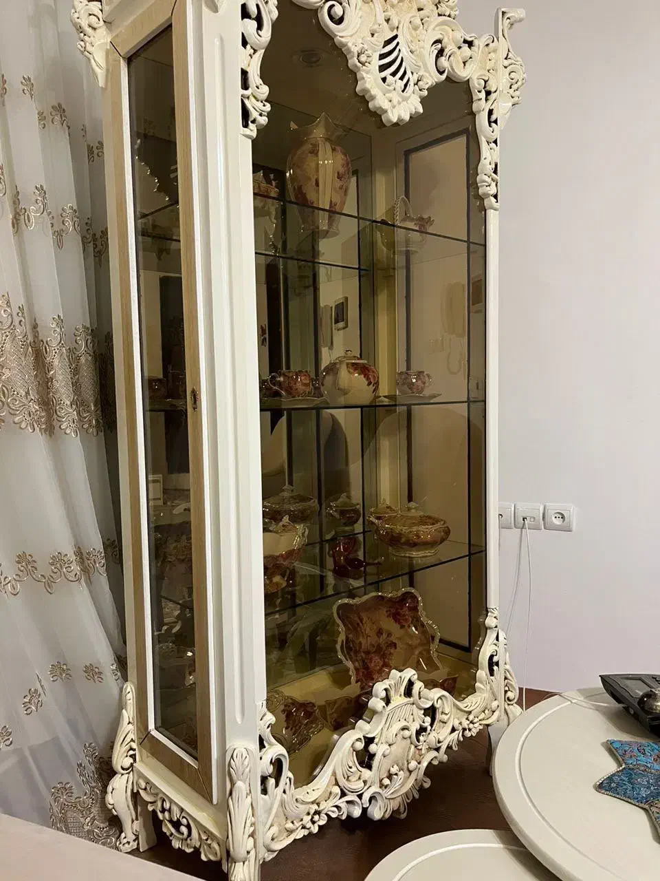 بوفه ی چوبی شیک|بوفه، ویترین، کنسول|تبریز, |دیوار