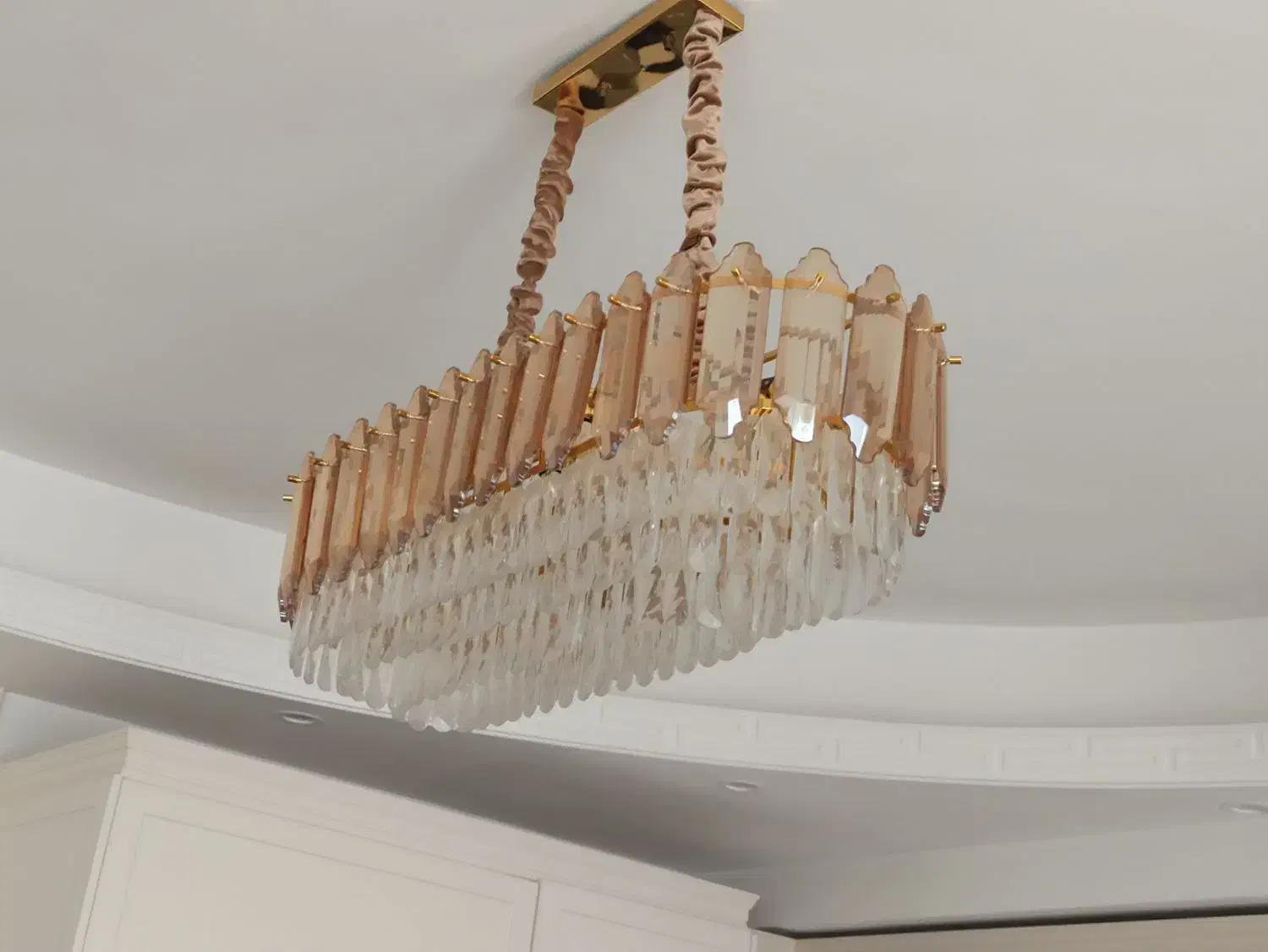 لوستر کریستالی|لوستر و چراغ آویز|تهران, صاحب الزمان|دیوار