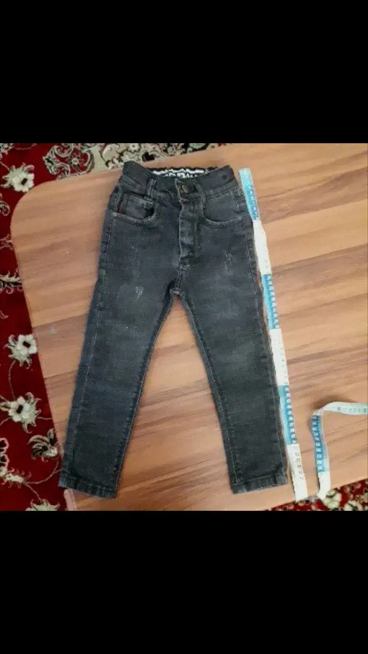 شلوار لی زغالی ۲تا ۳سال ۲۵۰ تومن|کفش و لباس بچه|اقبالیه, |دیوار