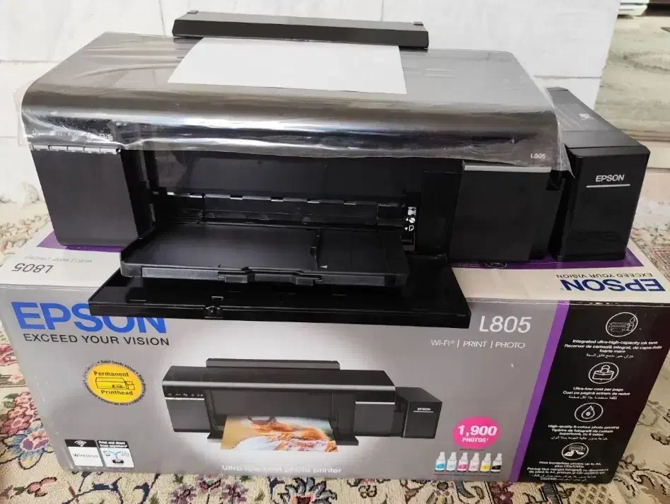 پرینتر رنگی EPSON L805|پرینتر، اسکنر، کپی، فکس|کرمانشاه, |دیوار