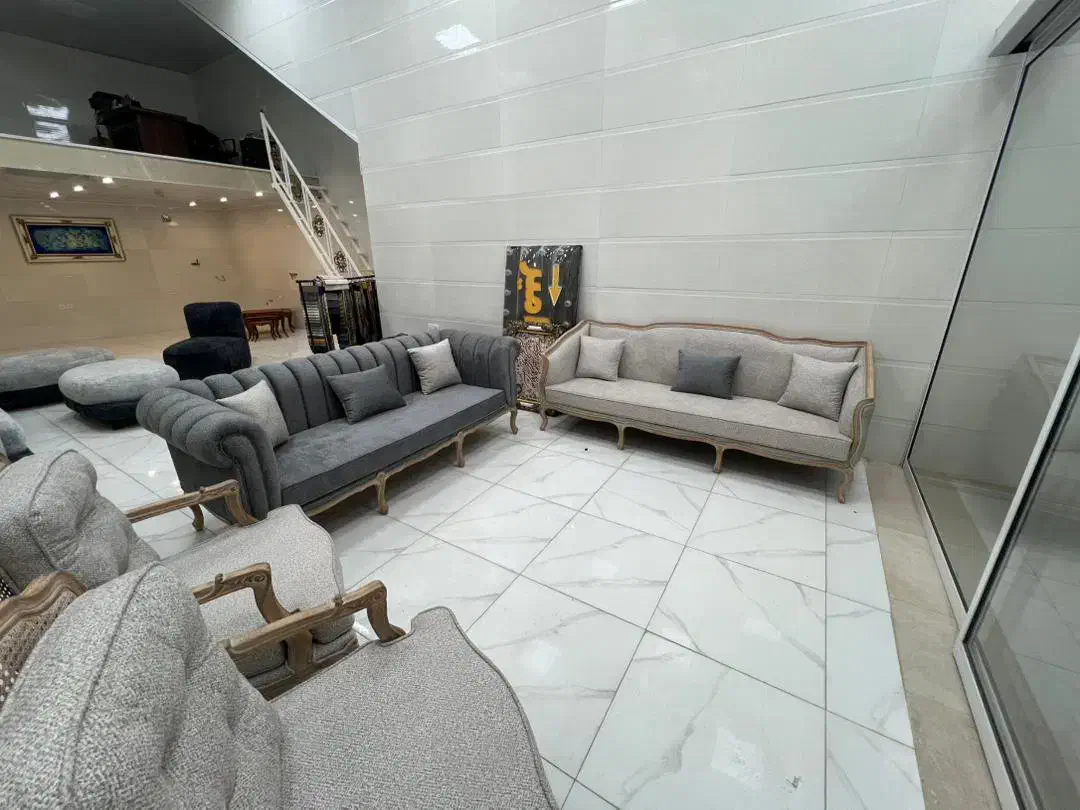 مبلمان فرانسوی ۸نفره|مبلمان خانگی و میز عسلی|یزد, |دیوار