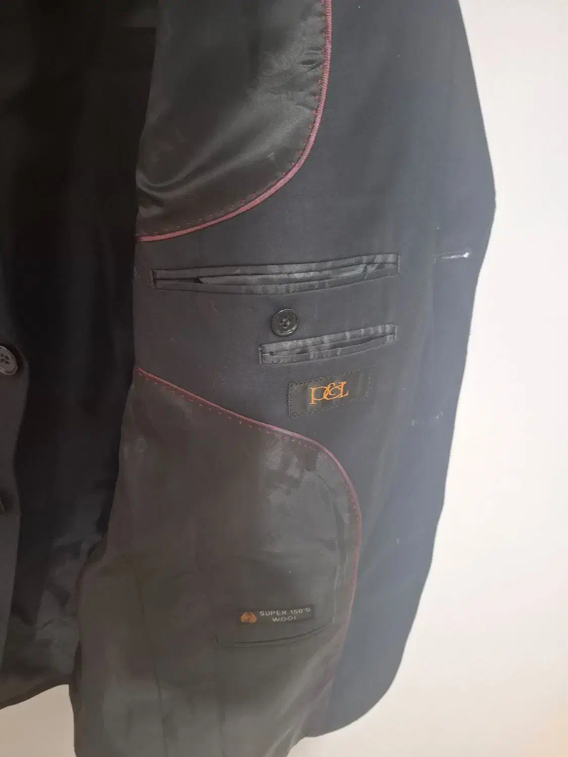 کت و شلوار مردانه زغالی ایتالیایی|لباس|مرند, |دیوار